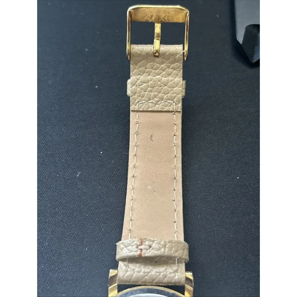 Decree Gold Tone Case Beige And White Dial Women’s Quartz Watch